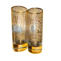 Jack Daniel’s Old No. 7 Whiskey Glasses Set of 2 Etched Barware
