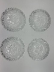 16 Pc Cristal D’Arques Luminarc Glass Coffee Mugs~Salad/Dinner Plates~Bowls