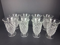 Fostoria American Clear Footed Water Iced Tea Goblets Glasses 5.75 » USA