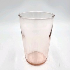 Vintage Pink Depression Glass 6 oz Mini Tumbler Cup, 3.5″ T X 2.25″ D