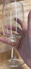 Vintage Clear Glass Water Goblets, From The Federal Glass «Sheer Rim» Line