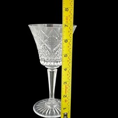 Set 4 St Louis Musette Unmarked American Brillant Cut Glass Zipper Cut Water