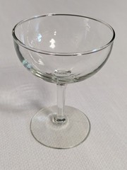 Libbey Glass «Citation» 6.5 oz MCM dessert/champagne glasses vintage 4-pack