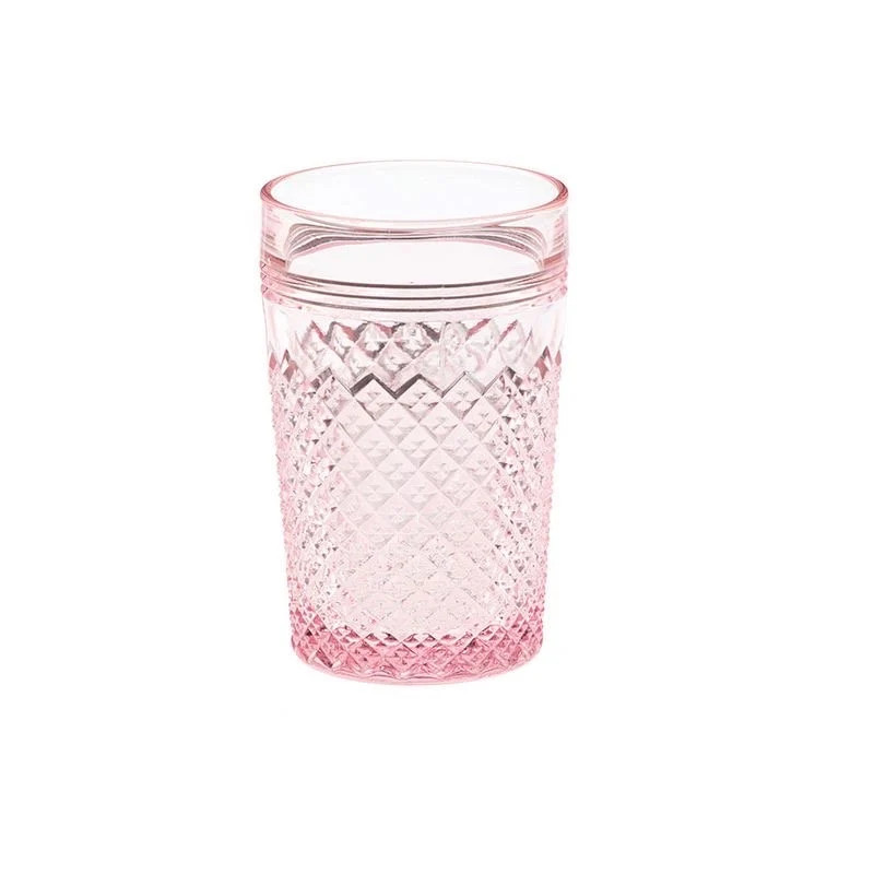 Pink glass Tumbler