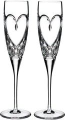 Waterford Love True Love Toasting Flute Pair
