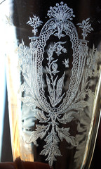 Vtg Set 8 LA FLEURE YELLOW 5 7/8″ Etched Deco ICED TEA Glasses TIFFIN FRANCISCAN