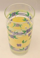 Pfaltzgraff SUMMER BREEZE 14 oz Glass Tumbler(s) 5 3/4″ x 2 7/8″ Flat Bottom