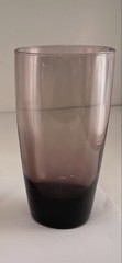 Vintage Glass Tumbler Light Amethyst Purple Plum Tapered Ice Tea