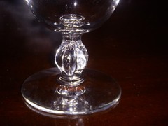 LIBBEY ROCK SHARPE » WHIMSY » 1957 WATER GOBLET