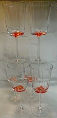 Rare Chin-Chin Stemware by ANTHROPOLOGIE WINE STEMWARE Set of 6 Beautiful