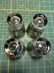 Vintage 4 Retro 4oz Clear Glass Drinking Glasses Gold & Black Abstract Design