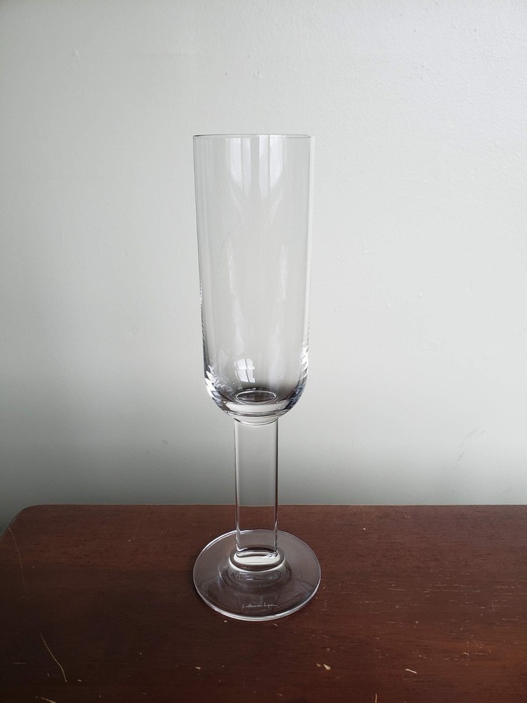 Fatima Lopes Champagne Flute 8 7/8 In Tall – Heavy Lead Crystal Made In Austria