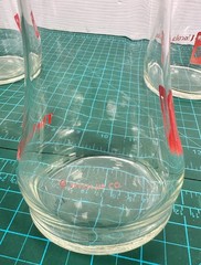 7 UP The Uncola Vintage Upside Down Drinking Glasses Set Of 3 Pilsner Glass