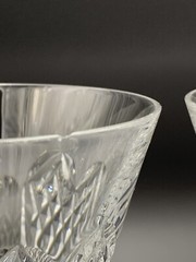 WATERFORD CRYSTAL HEIRLOOM FLUTED CHAMPAGNE TOAST WEDDING HEARTS FLUTES GLASSES