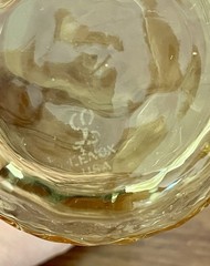 Lenox Impromptu Yellow Drinking Blown Glasses SET OF 3 Variety USA