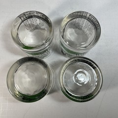4 Spy Glass Hill Old Fashioned Glass Tumblers Pebble Beach Golf Course 8oz AS IS