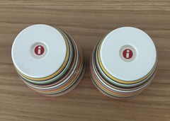 2 Iittala Origo Orange 3.75″ Tumblers Cups Alfredo Häberli