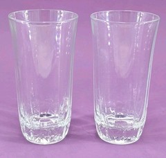 Vtg St. George Crystal American Heritage Set of 4 Beverage Glasses 24% Lead USA