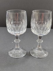 Set of 2 Schott-Zwiesel Flamenco Wine Glass Crystal Clear Blown Glass 6 1/8″