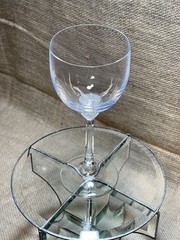 Set of 1 – Villeroy & Boch Octavie Crystal Water / Wine Goblet