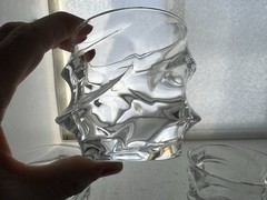 Set Of 4 Storm Iceberg Mountain Glacier Old Fashioned Tumblers Glasses Calypso