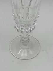 W M Dalton Unit No 3 Parfait Sour French Lead Crystal 6 1/2″ Pair Of 2 ($/pr)