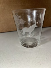 Queen Lace Crystal Sable Double Old Fashioned Kenyan-African 4 3/4″ RARE