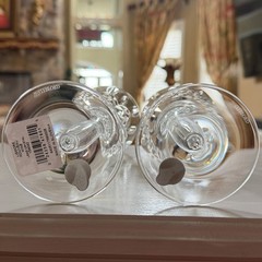 Waterford Crystal LISMORE Nouveau Wine Glass Pair 8 1/2″ 9 ounce NEW