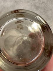 LIBBEY Gold Autumn Leaf Lowball Frosted Glass Replacement MCM 3”dia x 3.25”