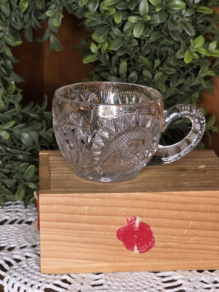 Pinwheel & Stars Punch Cup by Smith Glass Company