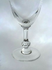 Saint Louis Cleo Wine Glass Crystal Engraved Napoleon III Massenet LB