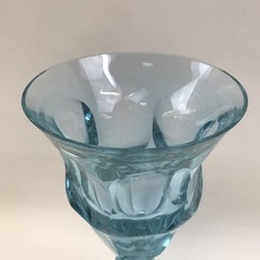 Moser Alexandrite Purple & Blue Color-Change Water Goblet / Stemware Wine Glass
