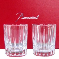 Baccarat Pair Glass Harmony Tumbler crystal glass logo engraving JAPAN