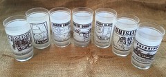 7 Vintage State Souvenir Drinking Glasses Tumblers – VT AL NC ND RI LA MS