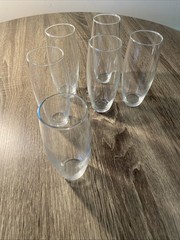 Six Barware Stemless Flutes