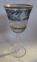 8 EBELING & REUSS MARCHIONESS 7 3/8″ TALL WATER GOBLETS ONE AS-IS