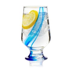 Set of 8 Durable Clear Stemmed Goblet Glasses – Artisan Inspired Water & Cocktai