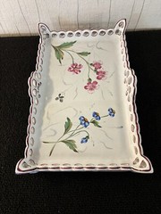 Rectangular Tray Emile Gallé Attributed To Saint Clément Manufacture