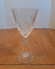 Cristal de Flandre, Salzburg 7 oz Crystal Water Glasses, 7 3/8″ Tall, Set of 2