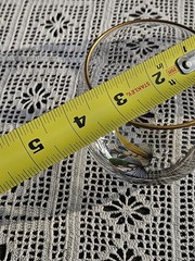 Carwin Roly Poly Glasses Handpainted Fishing Fly Lures Signed Mcm Rare Vtg