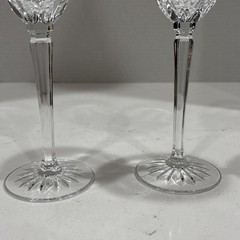 Lenox Clarity Platinum Silver Rim 8” Tall 4oz Wine Glasses