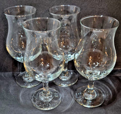Set of 4- Libbey Embassy Poco Grande Cocktail/Tea Glasses, 12 oz, 7 1/2″ Tall