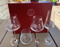 Baccarat Chateau Degustation Glasses Set Crystal 4 Pieces France