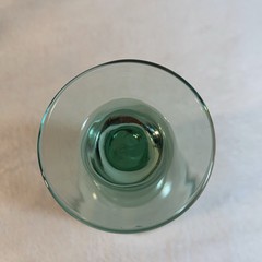 Vintage Libbey Sirrus Spanish Green Water Goblet 7.4″ USA 12oz Replacement
