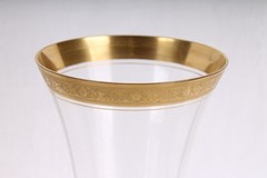 Tiffin Franciscan Rambler Rose Gold Rim Set of 12 Wine Water Goblet Glasses