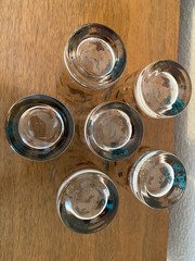 Georges Briard Butterfly Highball Tumblers Set of 6 Unsigned