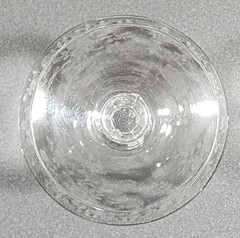 Cambridge Rose Point Clear Crystal Glass Low Sherbet Martini Champagne 4 3/4″
