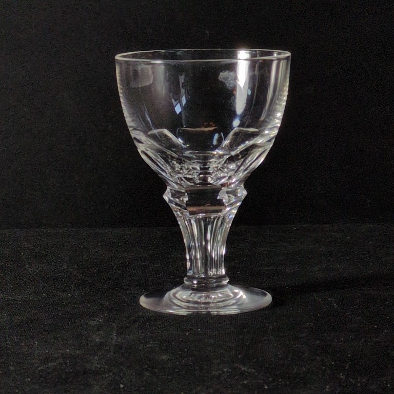 ROYAL LEERDAM BERNINA CORDIAL GLASS, Cut Lead Crystal, 2 7/8″, 1 Oz, NETHERLANDS