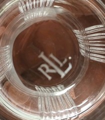 Ralph Lauren, GLEN PLAID – 14 OZ Highball Glass, 6 1/4” – C3 Display Sample