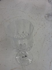 Vintage Cristal D’Arques-Durand Longchamp Crystal Wine Glasses 6.5”H Set Of 4